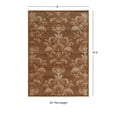 thumbnail image 4 of Linon Juncture Medallions Power Loomed Chenille Polyester 8'x10' Rug in Brown, 4 of 4