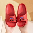 thumbnail image 2 of IVEYRTF Kids Slides Shoes Non Slip Thick Sole Casual Solid Color Home Slippers Bathroom Indoor Summer Comfort Breathable Slide Sandals, 2 of 5