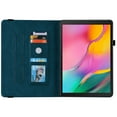 thumbnail image 4 of Allytech Samsung Galaxy Tab A 10.1" 2019 Case T510 T515 [NOT for T580], PU Leather Multi Angle Kickstand Folio Flip Shockproof Anti-scratch Case Cover for Samsung Galaxy Tab A 10.1 2019 T510,Darkblue, 4 of 6