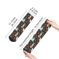 thumbnail image 4 of Fuzoiu Rabbit Is Eating Carrots Print Adult Socks, Crew Moisture-wicking Socks, Unisex Cushion Crew Socks,Casual Sports Ankle Socks, 4 of 7