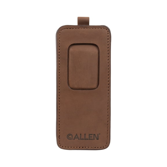 Allen Company Leather Magnetic Barrel Rest, Ambidextrous Shotgun Barrel Rest, Brown, 8870A