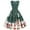 Army Green, variant on IROINNID A-Line Dress For Women Sleeveless Round Neckline Thin Lace Christmas Swing Dress Dress Strapless Print Dress