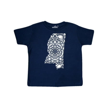 

Inktastic Mississippi Silhouette Mandala Gift Toddler Boy or Toddler Girl T-Shirt