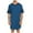 Blue, variant on Shpwfbe Mens Robe Night Gown Men's V Neck Nightshirts Short Sleeve Soft Loose Pajama Shirt Sleepwear Sleepwear Loungewear V-Neck Short Sleeve Gifts for Men Black L, Pajamas for Men, Mens Pajamas