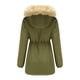 thumbnail image 4 of Pntutb - Abrigo largo cálido para mujer, con capucha, cuello, chaqueta, parkas de invierno delgadas, abrigos Pntutb Pntutb-2280, 4 of 8