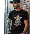 thumbnail image 4 of Camiseta de manga corta con estampado gráfico de invierno para hombre, 4 of 8