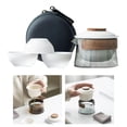 thumbnail image 6 of TISHITA Travel Tea Set Chinese Tea Set 1 Pot 3 Mini Cups Teapot and Cup Set Teaware for Thanksgiving Climbing Hiking Outdoor Activity A, 6 of 8