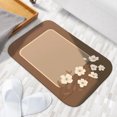 thumbnail image 5 of 1pc Floral Frame Absorbent Non-Slip Bathroom Thickened Flannel Rug Decor,Soft,Quick Drying,Suitable For Indoor/outdoor Use,Bathrooms,Bedrooms,Kitchens,Terrace,Laundry Rooms,16"x24", 5 of 9