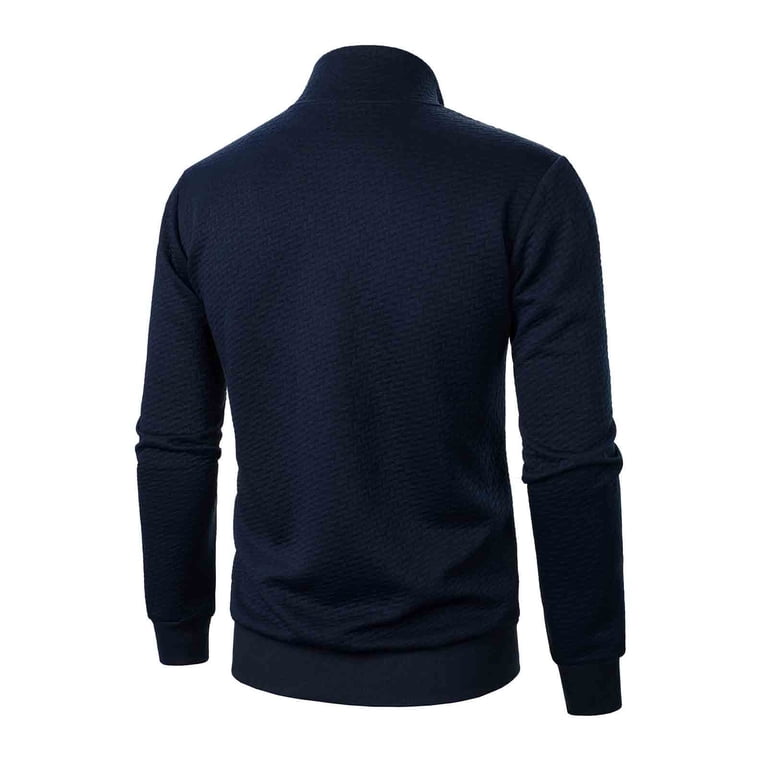 Xzbqbs Men's Track Jackets Casual Lightweight Full-Zip Plaid