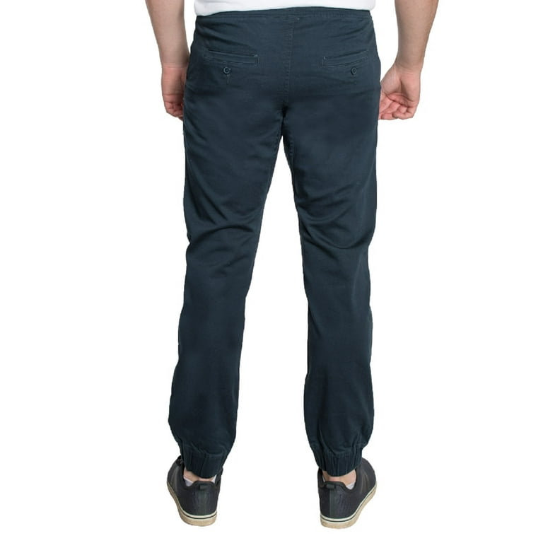 Men's Slip On Drawstring Casual Slim Leg Basic Lightweight