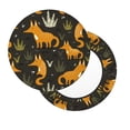 thumbnail image 2 of Hirioo Funny Fox by the Field for Round Bar Stool Seat Covers Washable Stool Cushion Slipcover Elastic Bar Chair Covers for 12-14 Inch Chair-12 inch, 2 of 7