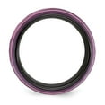 thumbnail image 2 of Edward Mirell Black Titanium Anodized Pink Domed 16mm Band Size: 6; for Adults and Teens; for Women and Men, 2 of 5