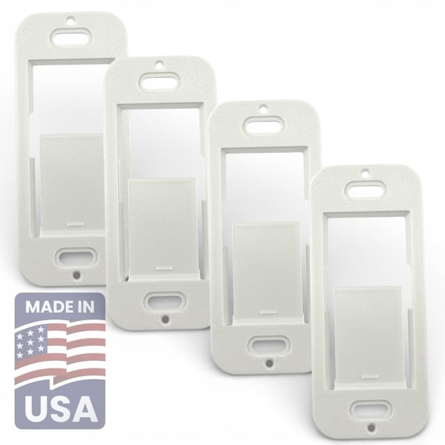 Soporte para placa de pared Delta Loom Lutron Caseta Pico, paquete de 4