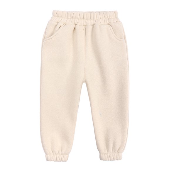 Esaierr Boys Girls Warm Jogger Pants Fall Winter Sweatpants Athletic Sports Pants Loose-Fit Trousers for Kids Toddler Baby 1-13 Years