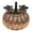 Rose Gold, variant on 1Pcs Mercury Glass Pumpkin Lights with Timer, Battery Operated LED Halloween Pumpkin Decor, Lighted Vintage Glow Pumpkins for Fall, Thanksgiving, Rustic Harvest Table Centerpiece 5.9x6.3 Inch Gold