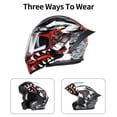 thumbnail image 2 of 1 * casco de motocicleta 1 * visera solar, 2 of 7