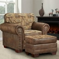 thumbnail image 2 of American Furniture Classics Model 8501-00-80 River Bend Arm Chair with Matching Ottoman, 2 of 5