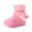 Pink, variant on Baby Boys Girls Winter Boots Toddler Snow Boots For Boys Girls Kids Outdoor Shoes Non Slip Booties With Side Zipper 13.5 M