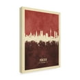 thumbnail image 2 of Trademark Fine Art 'Munich Germany Skyline Red II' Canvas Art by Michael Tompsett, 2 of 4