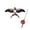 Black, variant on Rod Handheld Kite Lightweight Portable Flying Kite with String Reel Mini Dynamic Wing Kite for Park Beach Backyard Family Summer Outdoor Activity Toy