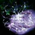 thumbnail image 3 of Solar String Lights for Outdoor,16ft 50 LED Bright Copper Wire Fairy Lights Waterproof Solar Lights with 8 Modes for Tree Garden Party Wedding Christmas Decor (Cold White), 3 of 9