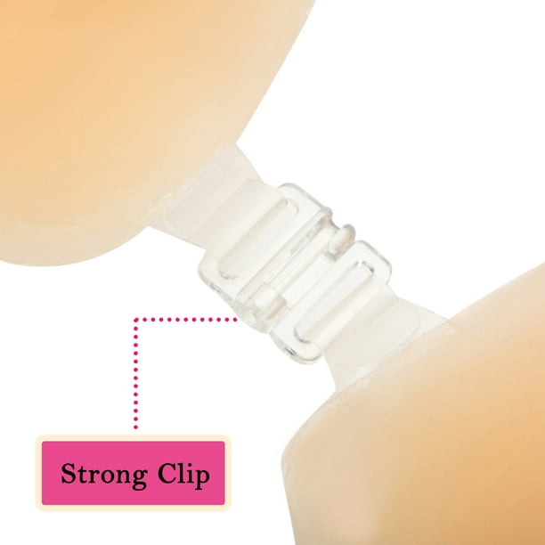 ♧❤️【Ready Stock】Women Invisible Push Up Reusable Strapless