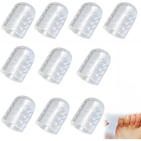 Silicone Anti-Friction Toe Protector, Silicone Breathable Toe Covers, 10/20/30Piece Toe Protectors Caps (10Pcs)