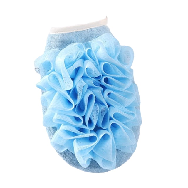 Bewildely Toalla de doble cara de doble , guantes de baño reutilizables, cuerpo exfoliante de ducha, herramienta de limpieza para frotar el Type3 NO3