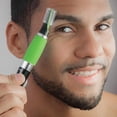 thumbnail image 7 of Electric Nose Ear Hair Trimmer Rechargeable Men Women Trimming Eyebrows Beard Hair Clipper Hair Removal Shaver  (Green), 7 of 7