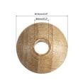 thumbnail image 2 of Uxcell 15mm Natural Wood Beads, 120Pcs Unfinished Wooden Abacus Beads Disc Abacus Spacer Beads, 2 of 5