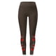 thumbnail image 4 of MKLEKYY Leggings navideños para mujer con estampado de cristal rojo, pantalones de yoga para fitness y deportes, 4 of 4