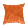 thumbnail image 2 of Solid Color Corn Strip Corduroy Throw Pillow Cover Soft Textured Decorative Sofa Cushion Cover Plain Home Decor Pillow Slipcover for Couch Living Room Bedroom Indoor Use, 2 of 7