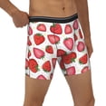 thumbnail image 5 of Sigee Hand Drawn Strawberry for Men's Boxer Briefs,Moisture Wicking and Breathable Medium, 5 of 9