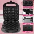 thumbnail image 4 of Mini Donut Maker, Mini máquina para hacer panqueques, Hornear 16 Mini Donuts, Superficie Antiadherente, Máquina para Hacer Pasteles, Calentamiento de Doble Cara, Perfecto para Desayunos, Aperitivos, P, 4 of 5