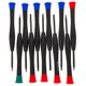 thumbnail image 5 of Kit de 11 destornilladores para reparación de gafas, herramientas de precisión para reparación de teléfonos, relojes, joyas, gafas y PC, juego de destornilladores magnéticos (negro), 5 of 7