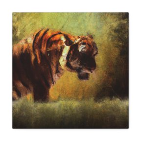 Tiger in Baroque. - Canvas