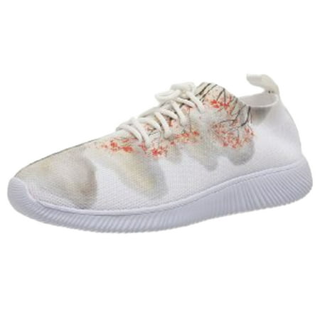 

PMUYBHF Sneakers For Women Slip On Ladies Flyweaving Mesh Sports Casual Socks Shoes Breathable Plus Size Lightweight Running Shoes Sneakers Casual Shoes