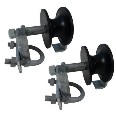 

Jake Sales Brand - Chain Link Fence Nylon Track Wheels For 1-7/8 Gate Frame and 1-5/8 Track Pipe - 2 Pack