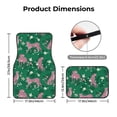 thumbnail image 5 of Yiaed Tropical Leopard Print Carpet Floor Mats for Cars, Auto Accessories Front & Rear Car Floor Mats Car Floor Foot Mat Sets of 4 Pieces, 5 of 7
