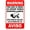 Warning Sign 5, variant on Slow Drive As If Your Kids Were Playing Sign - 8"x12" Black and Yellow Aluminum Metal Sign, Fade Resistant, Cautionary Speed Alert, Residential Street Signage