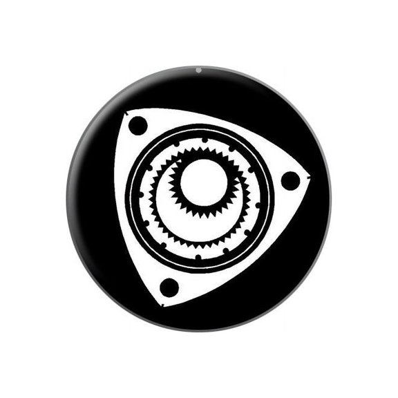 Rotary Rotor Engine RX-8 RX-7 Lapel Hat Pin Tie Tack Small Round
