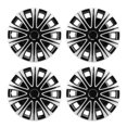 thumbnail image 2 of Tapa del Cubo de la Rueda, La Tapa de la Llanta de la Rueda Deportiva Protectión completa para Cualquiera para Cualquier Rueda de Acero de 17 Pulgadas, 2 of 7