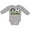 AC-Heather Grey, variant on Inktastic Go, Brazil- Soccer, Football Boys or Girls Long Sleeve Baby Bodysuit