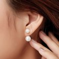 thumbnail image 5 of Pendientes colgantes de perlas de plata de ley 925 para mujer GeweYeeli PS1285-00, 5 of 5