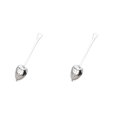 thumbnail image 3 of tamizeot Heart Shaped Stainless Steel Tea Infuser Spoon Strainer High Temperature Resistance Environmental for Protection Coating Steel Color 1pcs 2Set, 3 of 6
