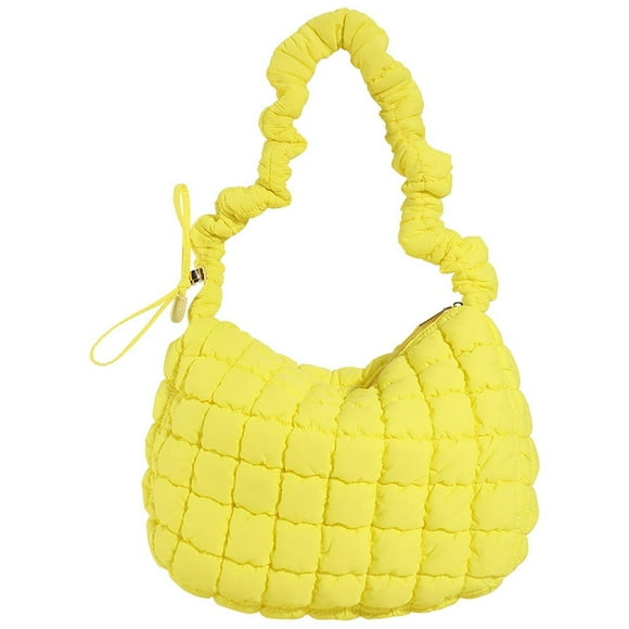 MesaSe Pleated Bubbles Female Vest Underarm Bag for Office Travel School(Pink)