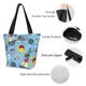 thumbnail image 4 of Fotbe Pirate Marine Animals Bolsa de Playa con Estampado, Bolsa de Hombro, Bolsa de Mano Espaciosa, Bolsa de Viaje Ligera, Bolsa de Compras Versátil, 4 of 6
