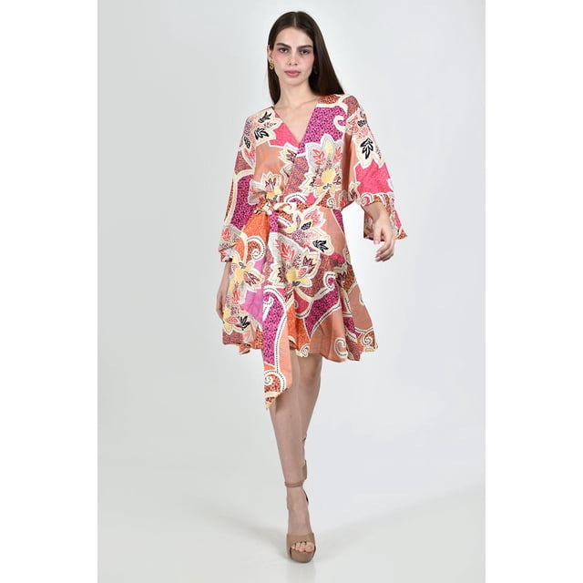 Vestido tipo kimono multicolor Roman Fashion /Juvenil, 11073 (Multicolor) multicolor CH