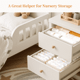 thumbnail image 5 of Criusia Drawer Organizer Clothes, Foldable Closet Organization and Storage for Nursery, Bedroom, Beige, 5 of 8