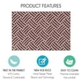 thumbnail image 3 of Sussexhome Sisal Collection 2 x 3 Foot Heavy Duty Low Pile Rug Runner - Ultra-Thin Non Slip Area Rug - Washable Cotton Indoor Rug for Front Door Foyer Rug for Entryway, 3 of 5